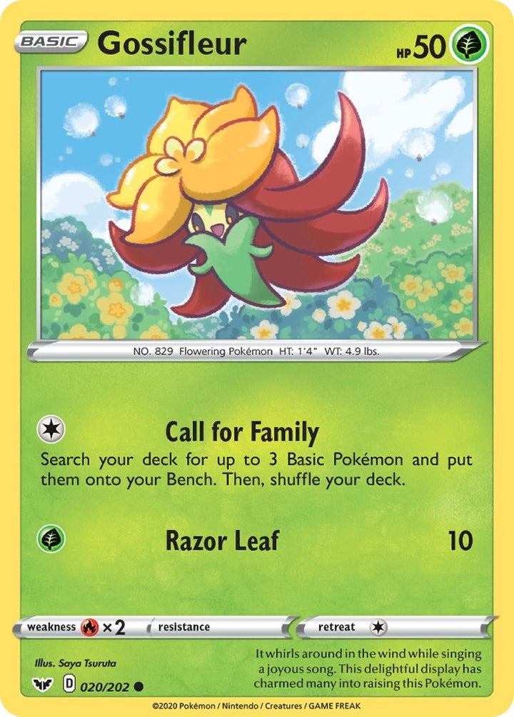 Image for Gossifleur (020/202) (SWSH01) - Pokemon