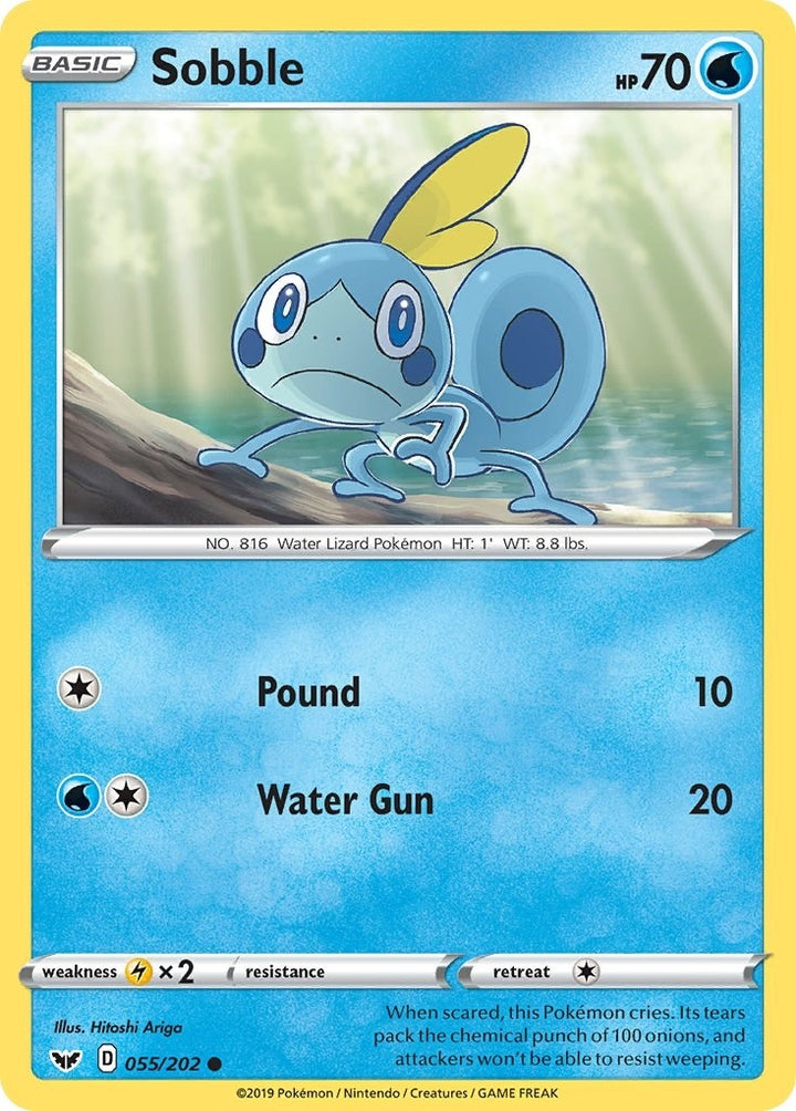 Image for Sobble (055) (055/202) (SWSH01) - Pokemon