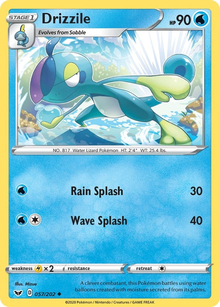 Image for Drizzile (057) (057/202) (SWSH01) - Pokemon