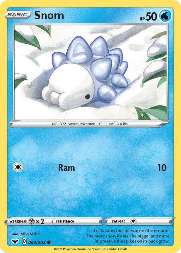 Image for Snom (063/202) (SWSH01) - Pokemon