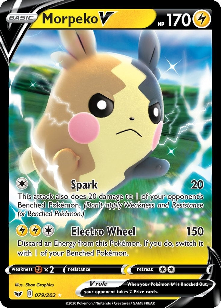 Image for Morpeko V (079/202) (SWSH01) - Pokemon