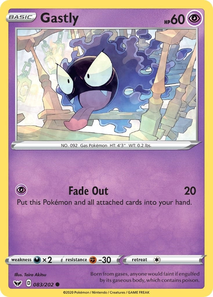 Image for Gastly (083/202) (SWSH01) - Pokemon