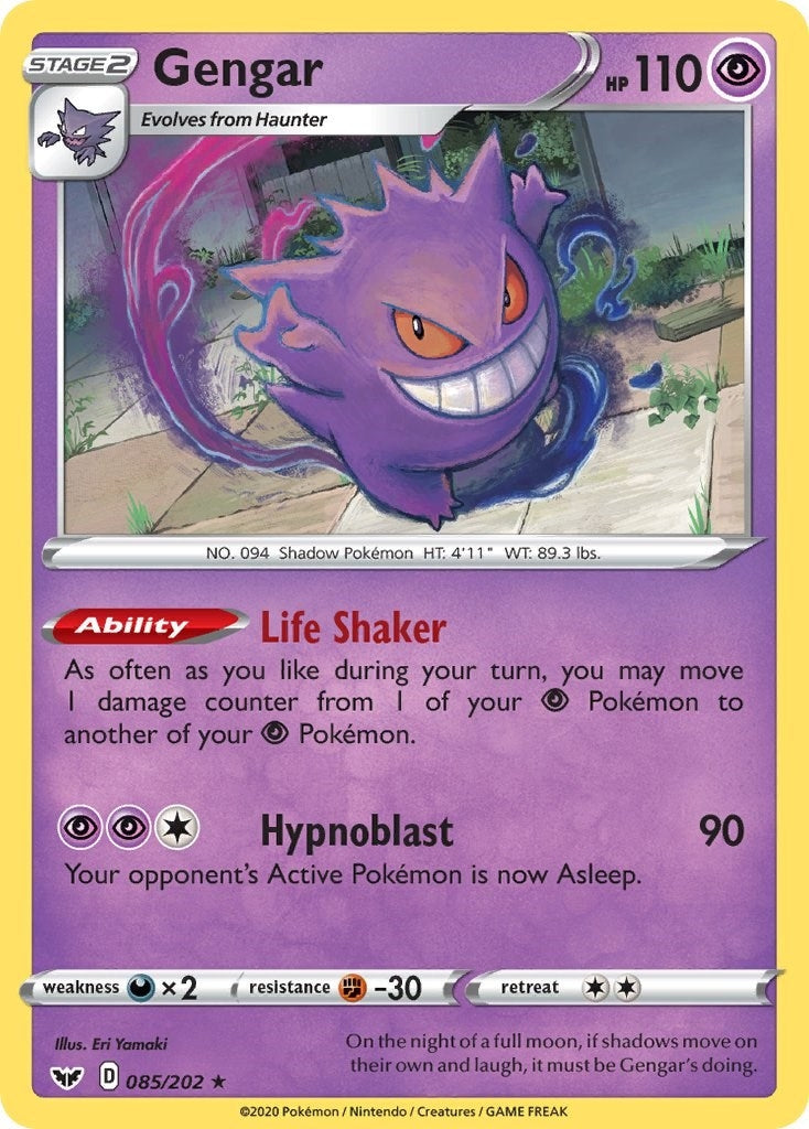 Image for Gengar (085/202) (SWSH01) - Pokemon