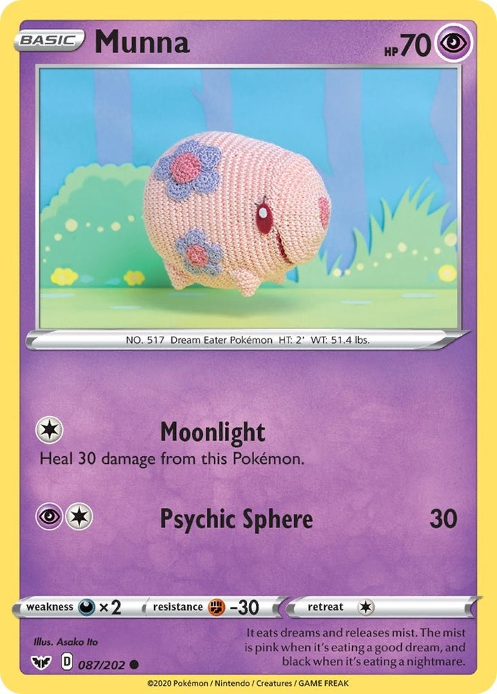 Image for Munna (087/202) (SWSH01) - Pokemon
