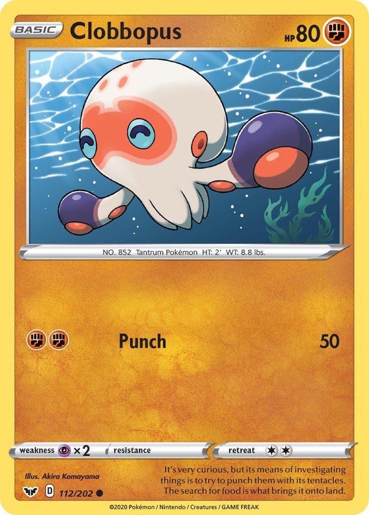 Image for Clobbopus (112) (112/202) (SWSH01) - Pokemon