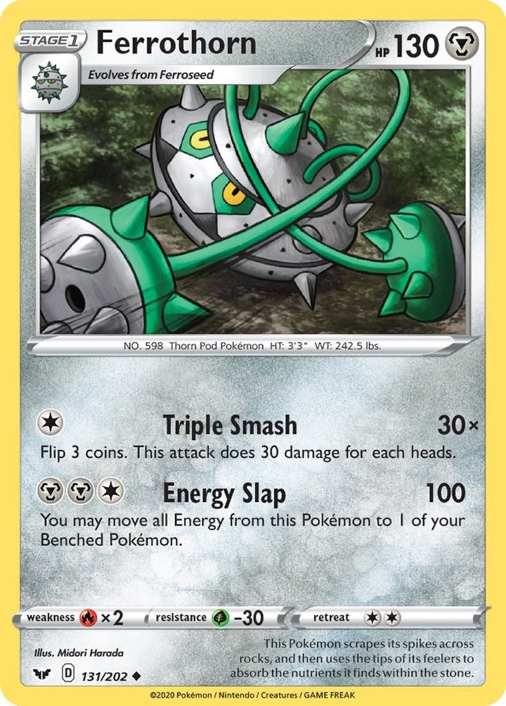Image for Ferrothorn (131/202) (SWSH01) - Pokemon