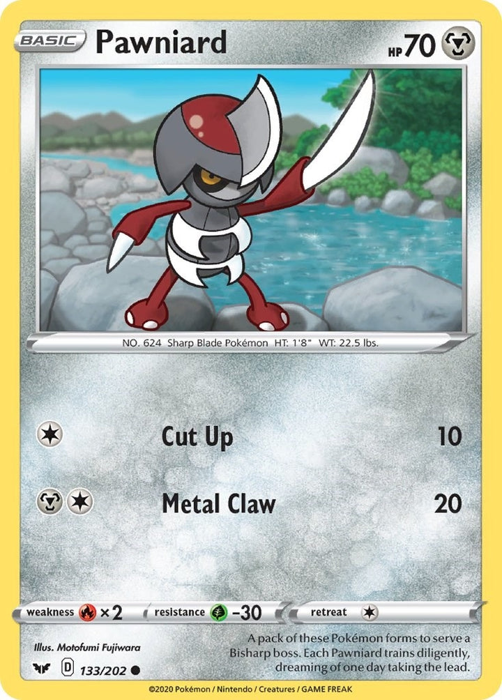 Image for Pawniard (133/202) (SWSH01) - Pokemon