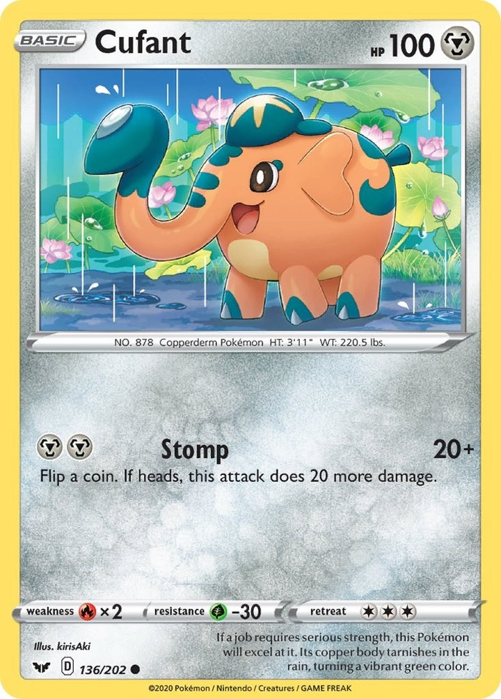 Image for Cufant (136/202) (SWSH01) - Pokemon