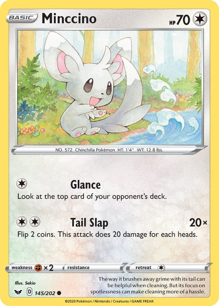 Image for Minccino (145) (145/202) (SWSH01) - Pokemon