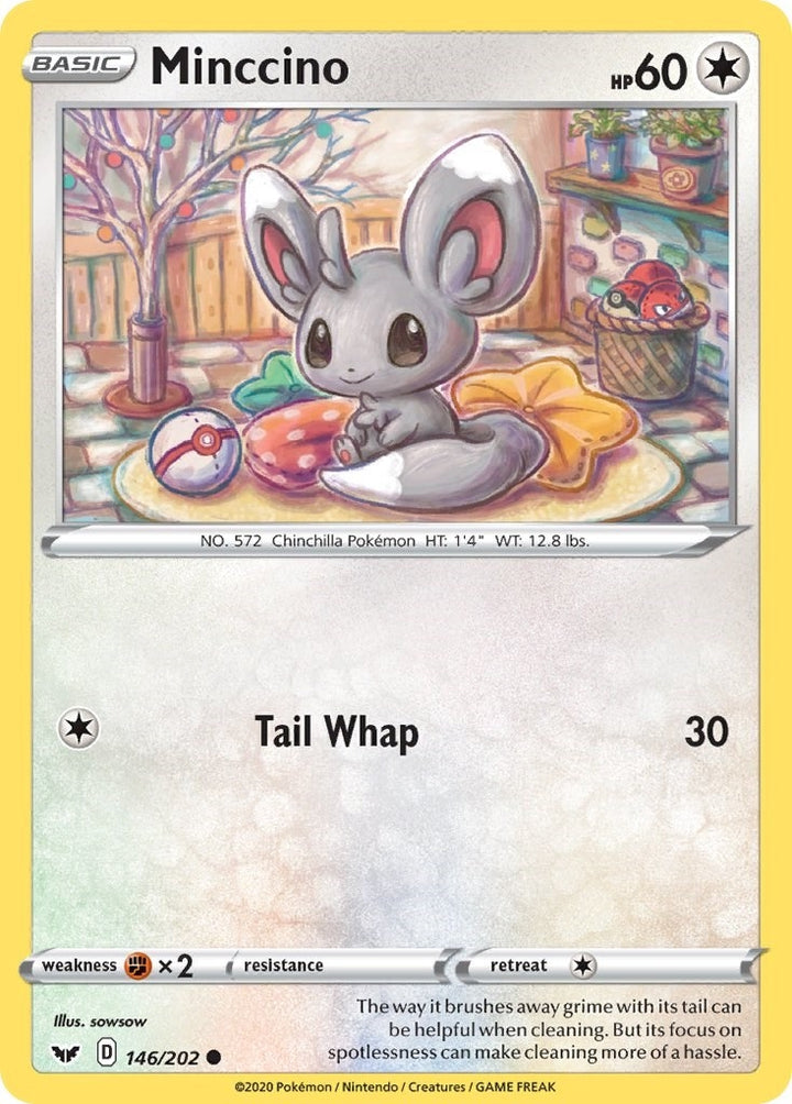 Image for Minccino (146) (146/202) (SWSH01) - Pokemon
