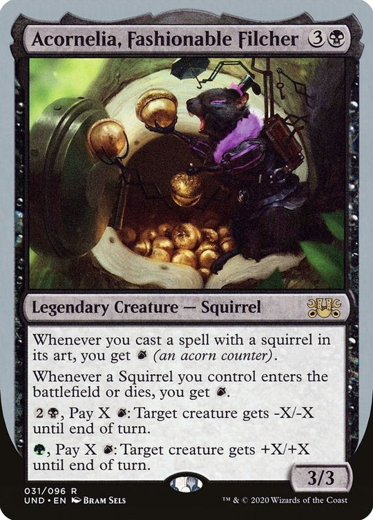 Image for Acornelia, Fashionable Filcher (31) (UND) - Magic: The Gathering