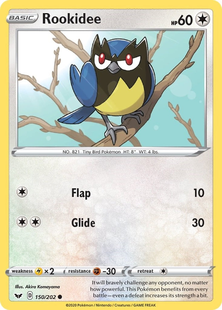 Image for Rookidee (150/202) (SWSH01) - Pokemon