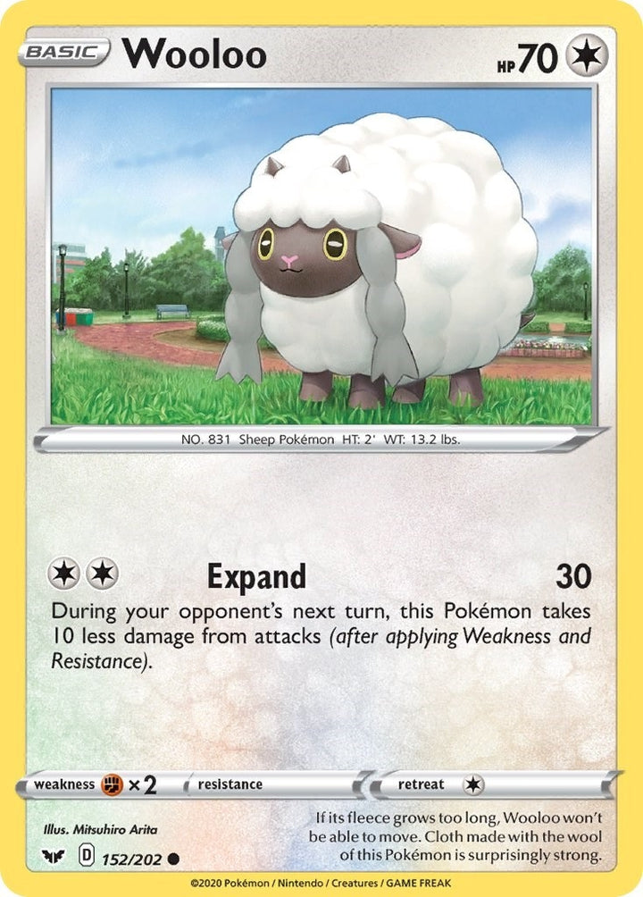Image for Wooloo (152) (152/202) (SWSH01) - Pokemon