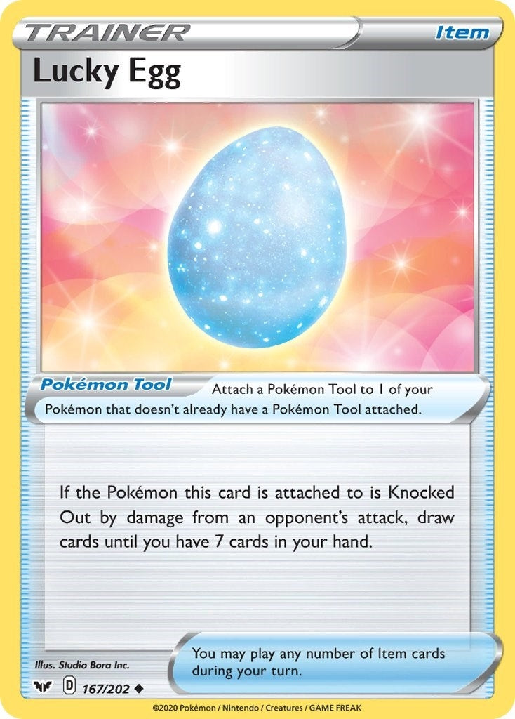 Image for Lucky Egg (167/202) (SWSH01) - Pokemon