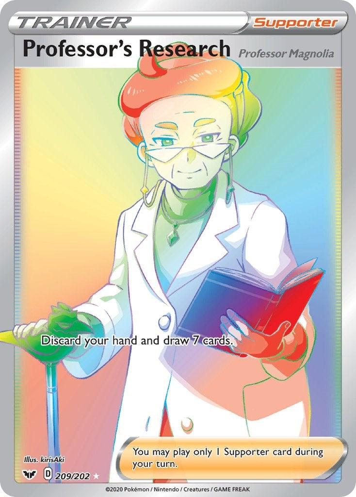 Image for Professor's Research (Secret) (209/202) (SWSH01) - Pokemon