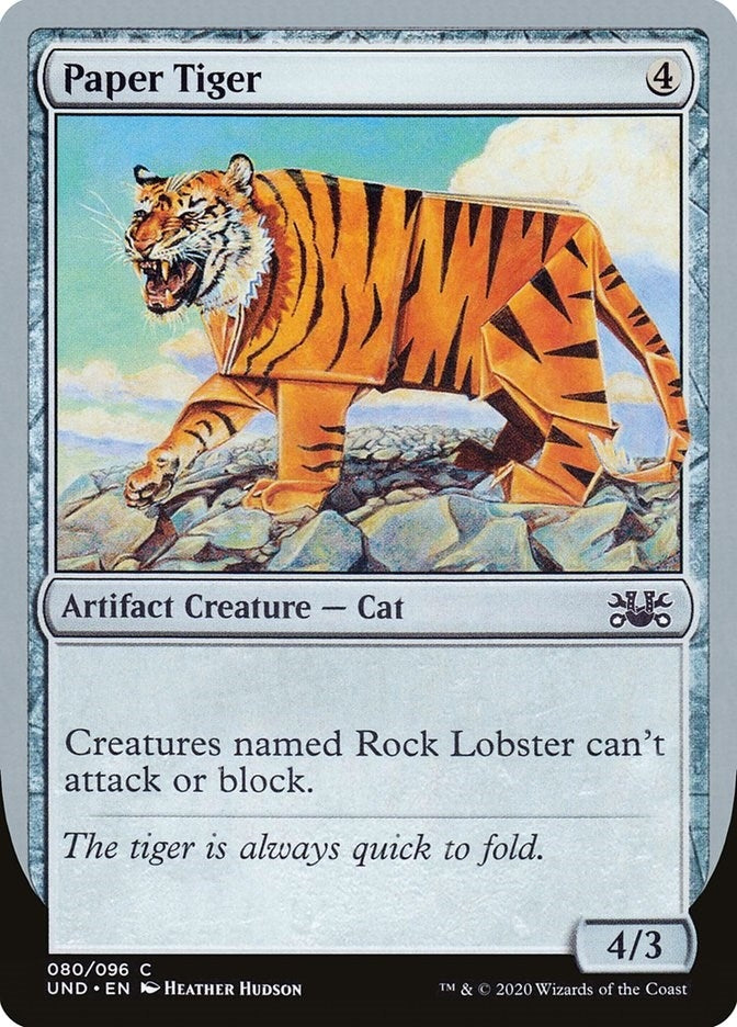 Image for Paper Tiger (80) - Magic: The Gathering