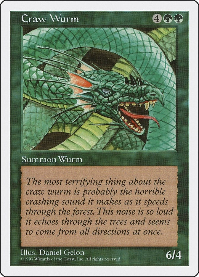Image for Craw Wurm - Magic: The Gathering