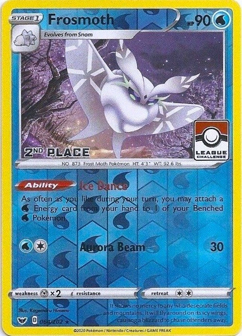 Image for Frosmoth - 064/202 (League Challenge) [2nd Place] (064/202) (PR) - Pokemon