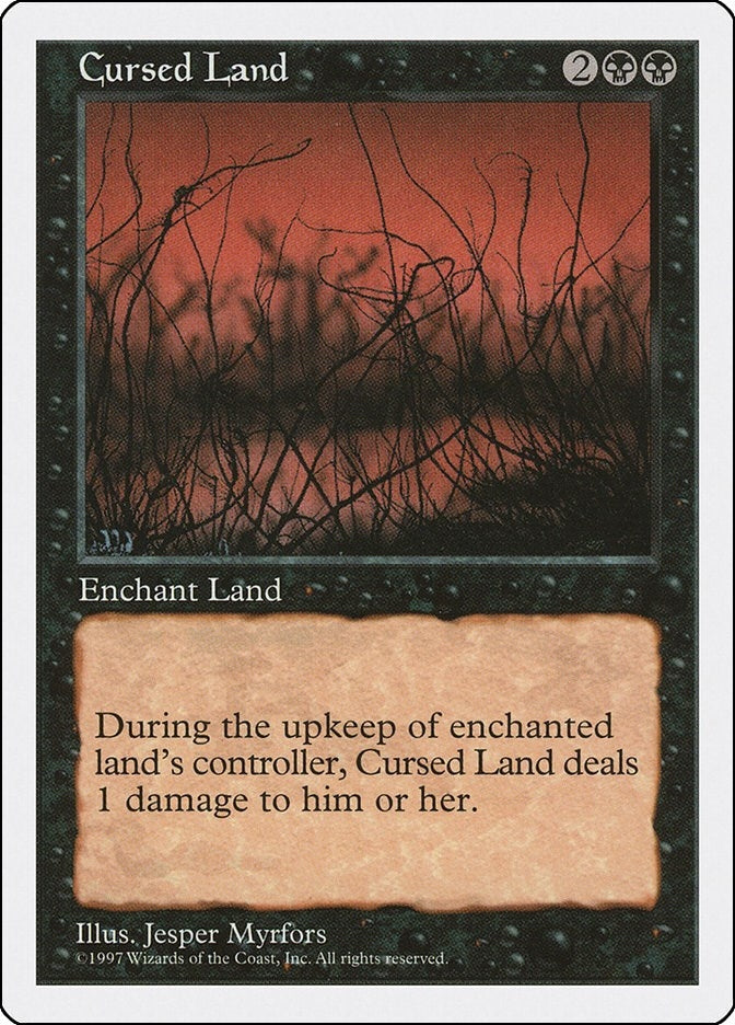 Image for Cursed Land - Magic: The Gathering