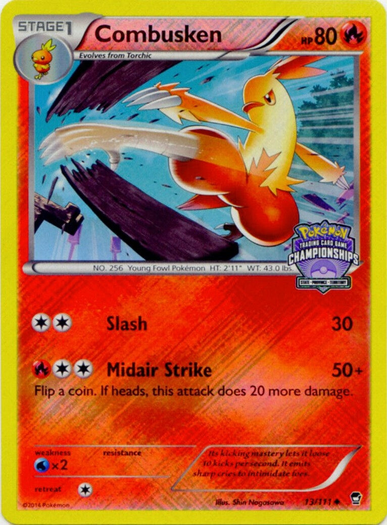 Image for Combusken - 13/111 (State Championships) (013/111) (PR) - Pokemon