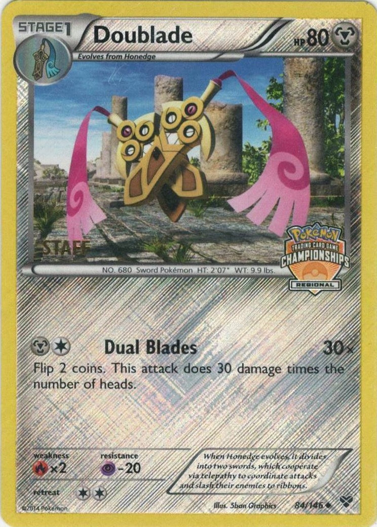 Image for Doublade - 84/146 (Regional Championships) [Staff] (084/146) (PR) - Pokemon
