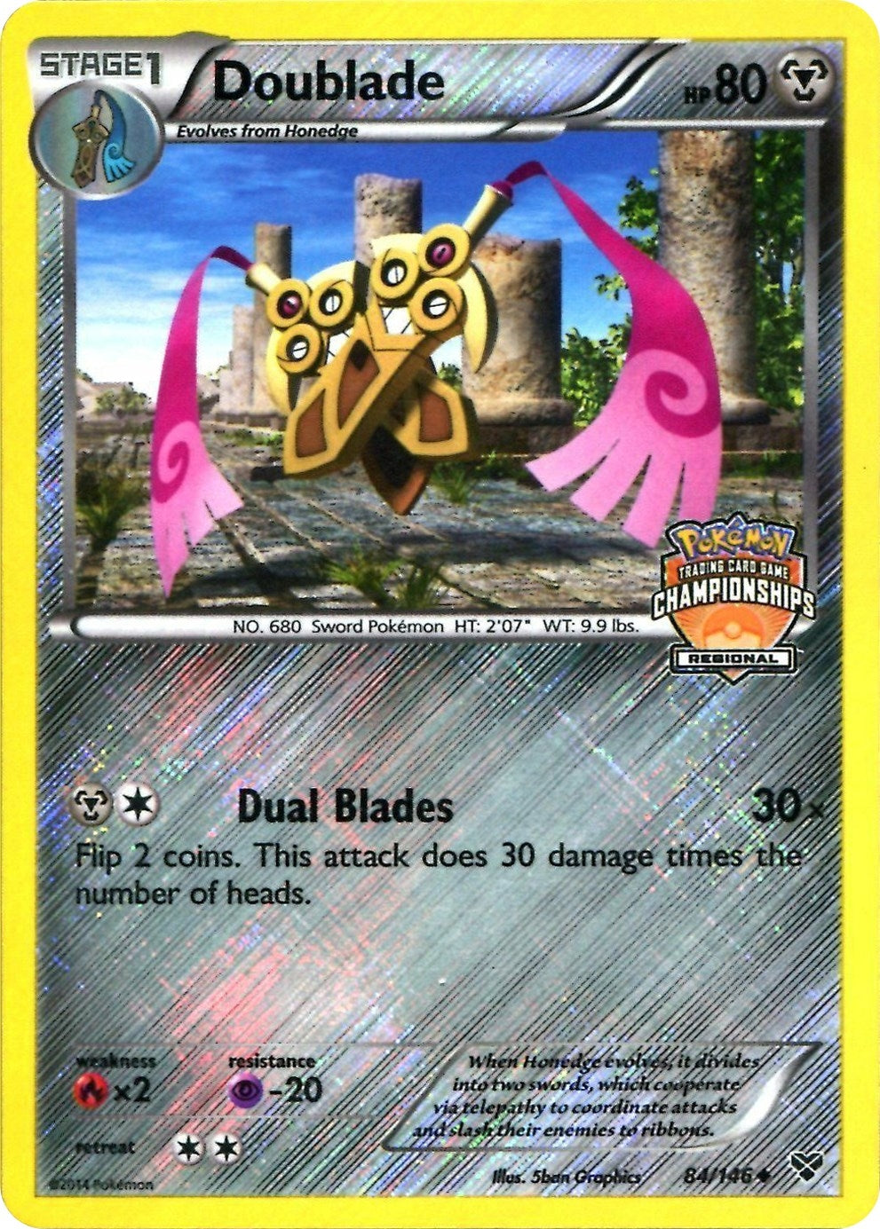 Image for Doublade - 84/146 (Regional Championships) (084/146) (PR) - Pokemon