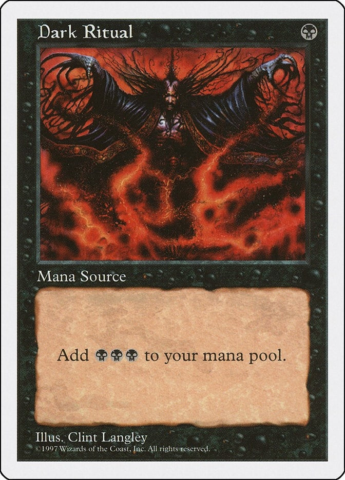 Image for Dark Ritual - Magic: The Gathering