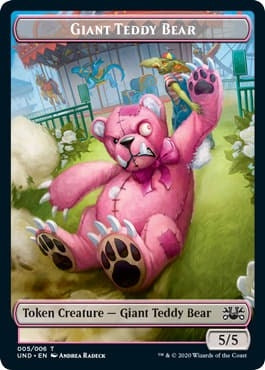 Image for Giant Teddy Bear // Acorn Stash Double-sided Token (5 // 6) - Magic: The Gathering