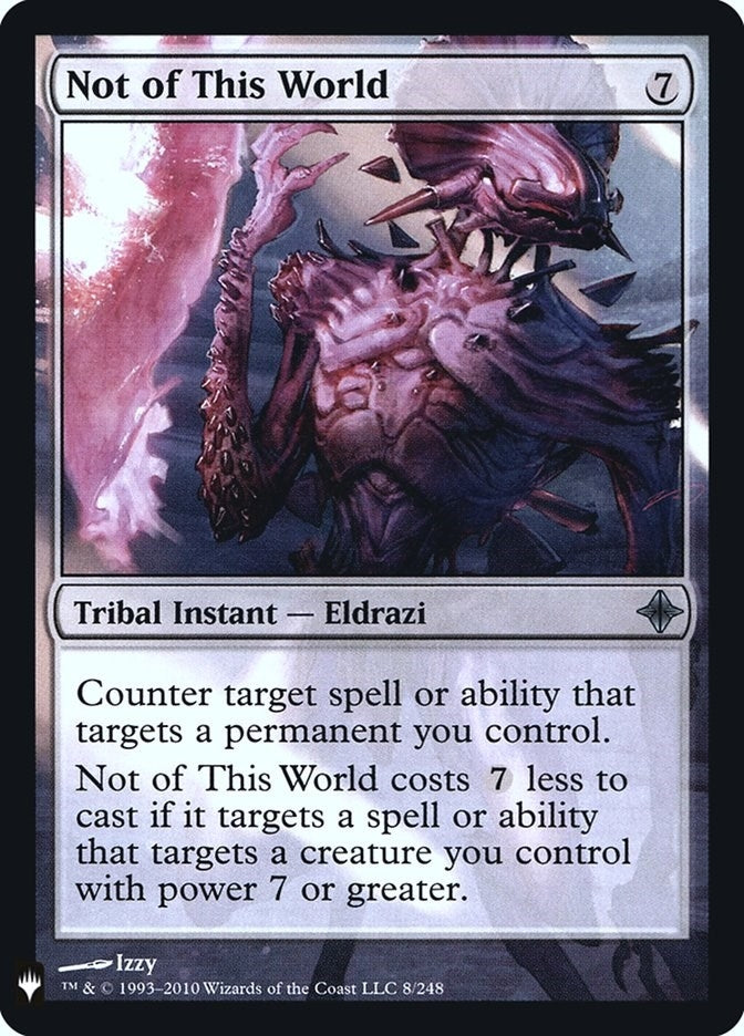 Image for Not of This World (8) (LIST) - Magic: The Gathering