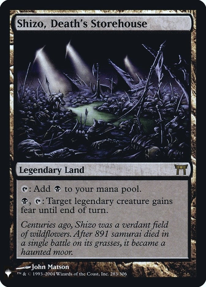 Image for Shizo, Death's Storehouse (283) (LIST) - Magic: The Gathering