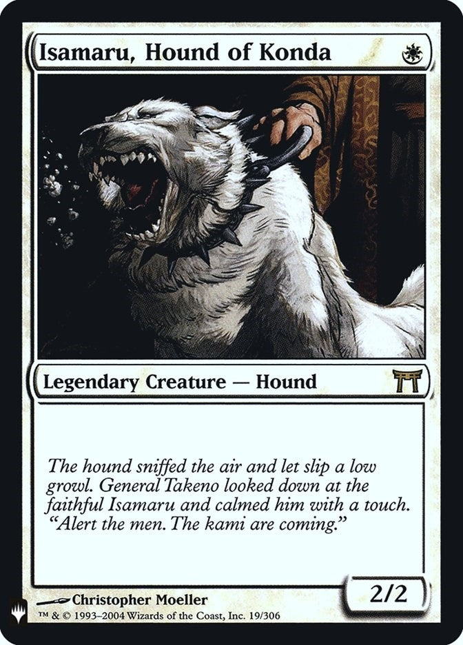 Image for Isamaru, Hound of Konda (19) - Magic: The Gathering