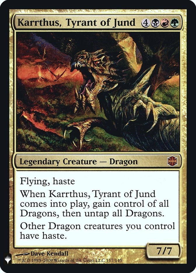 Image for Karrthus, Tyrant of Jund (117) - Magic: The Gathering