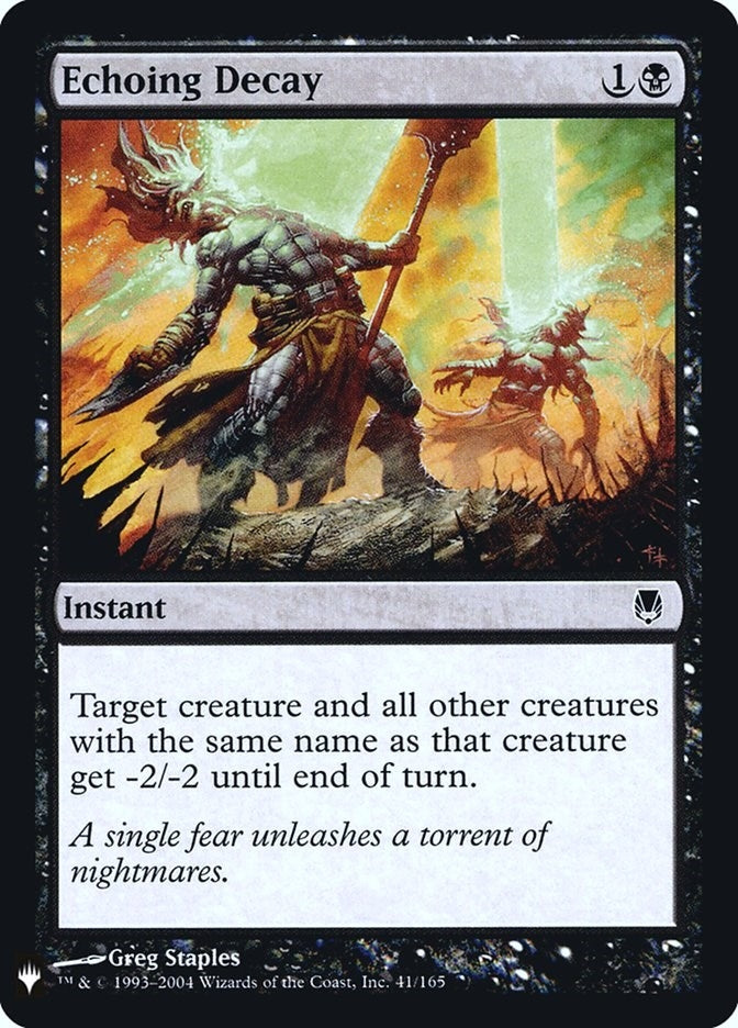 Image for Echoing Decay (41) - Magic: The Gathering