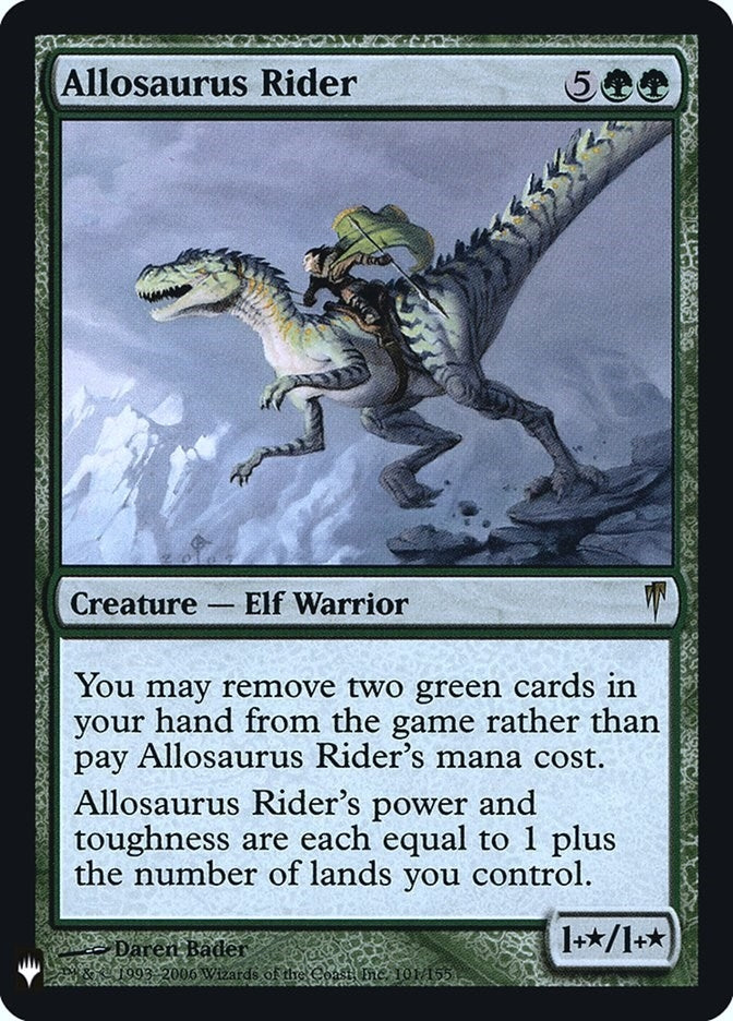 Image for Allosaurus Rider (101) (LIST) - Magic: The Gathering