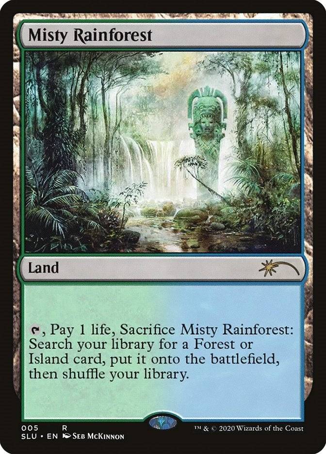 Image for Misty Rainforest (5) - Magic: The Gathering