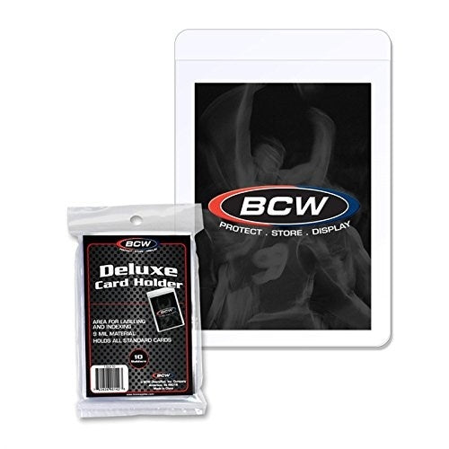 Image for 3" x 4" Deluxe Semi-Rigid Topload Card Holder - Standard (10-Count) - Collectible Storage