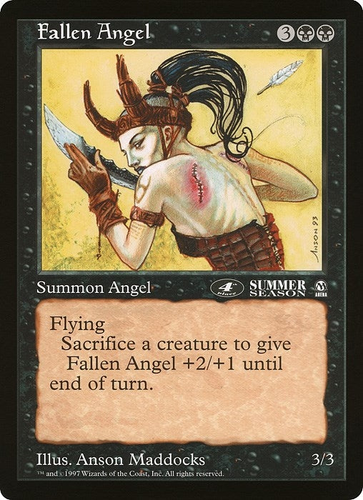 Image for Fallen Angel (4th Place) (Arena League) (OVER) - Magic: The Gathering