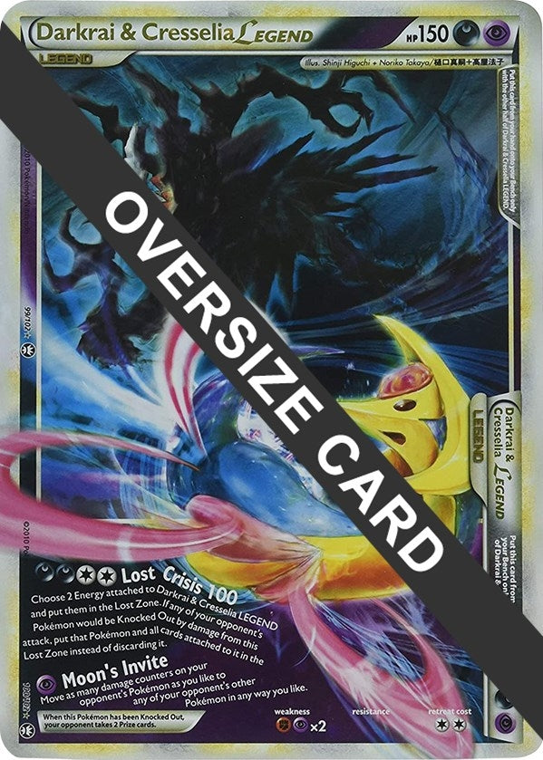 Image for Darkrai & Cresselia Legend - 99/102 & 100/102 (Single Oversized Promo) (099/102 & 100/102) (PR) - Pokemon