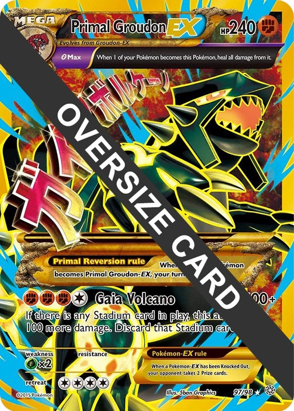 Image for Primal Groudon EX (097/098) (PR) - Pokemon