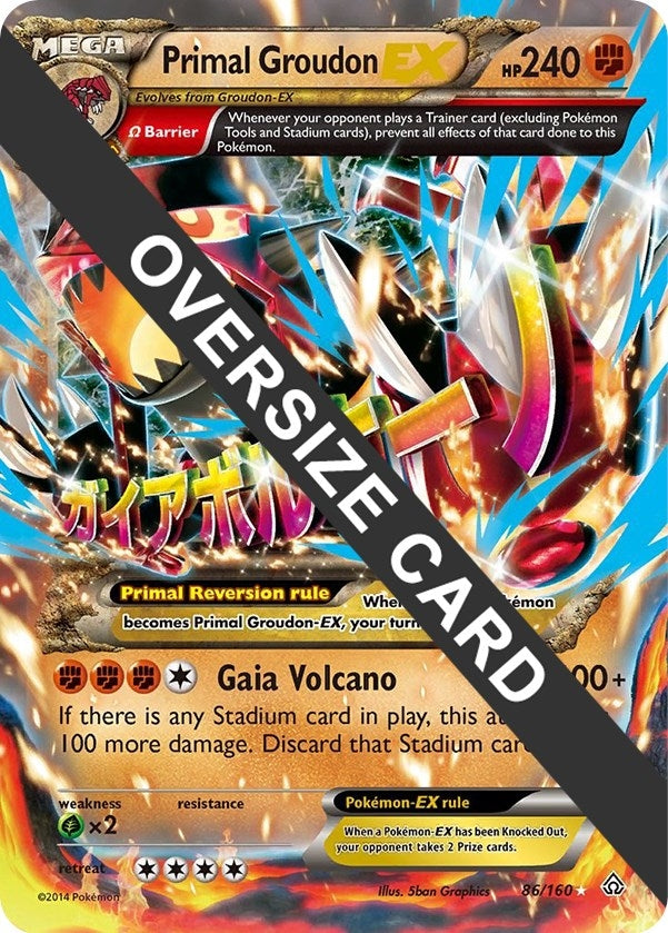 Image for Primal Groudon EX (086/160) (PR) - Pokemon