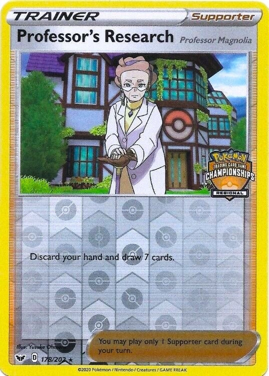 Image for Professor's Research - 178/202 (Regional Championships) (178/202) (PR) - Pokemon