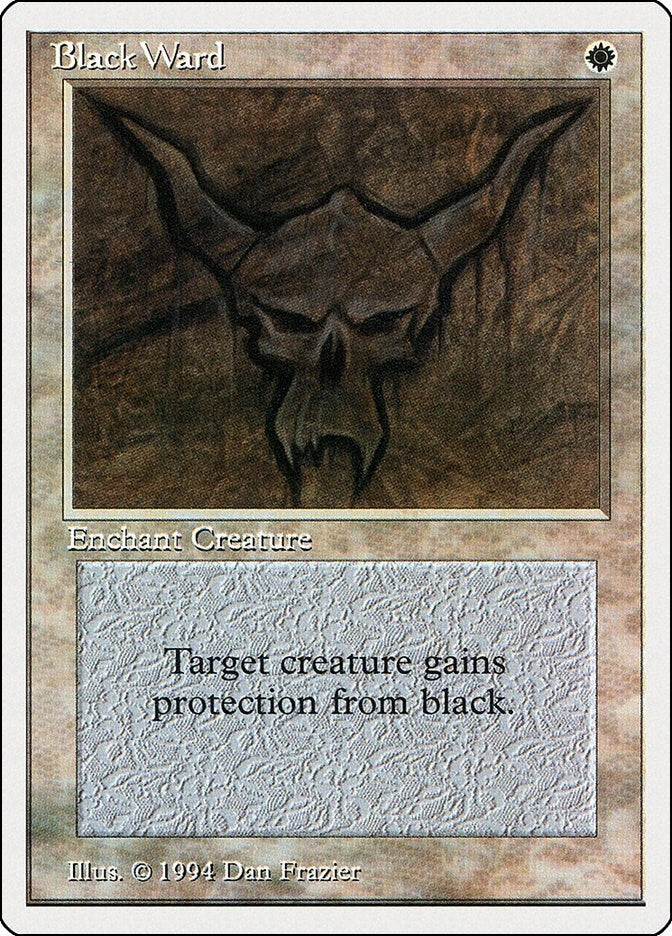 Image for Black Ward (5) (SUM) - Magic: The Gathering