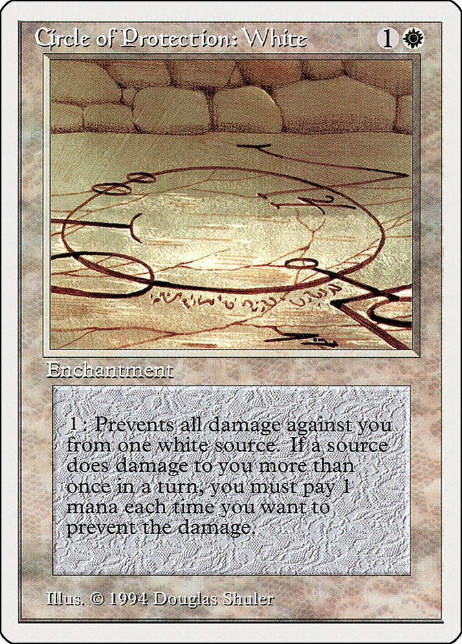 Image for Circle of Protection: White (13) - Magic: The Gathering