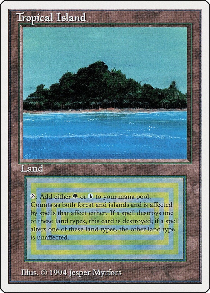 Image for Tropical Island (288) - Magic: The Gathering