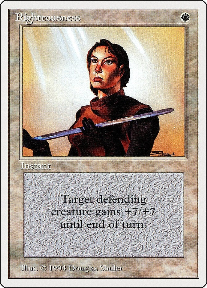 Image for Righteousness (37) - Magic: The Gathering