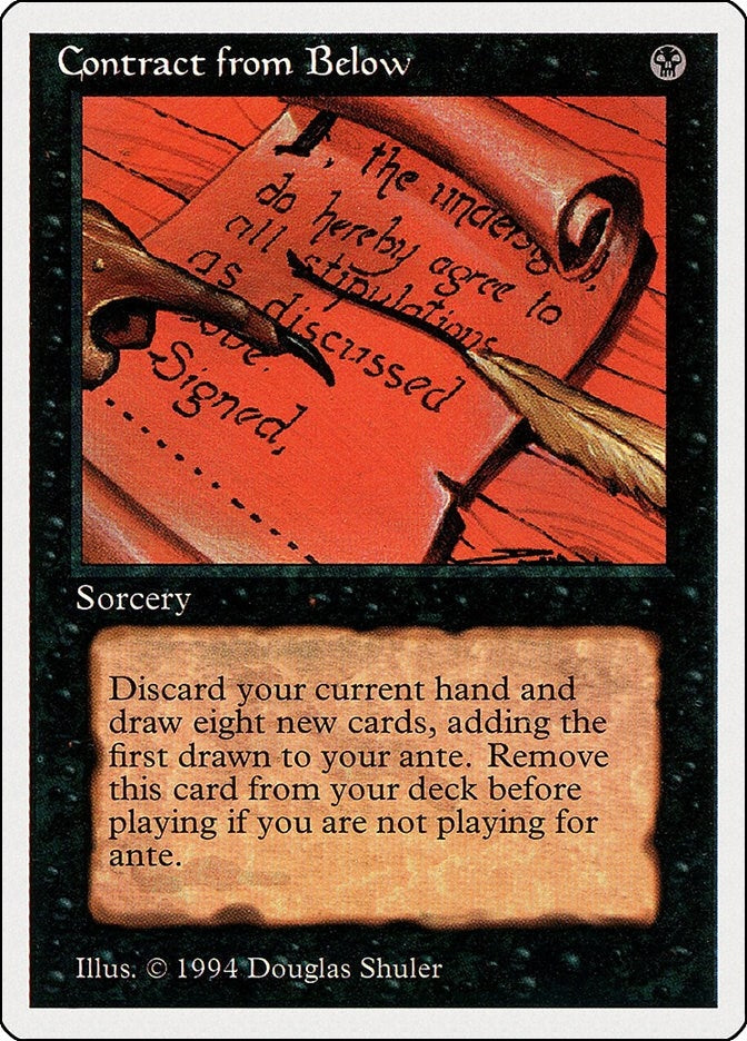 Image for Contract from Below (97) - Magic: The Gathering