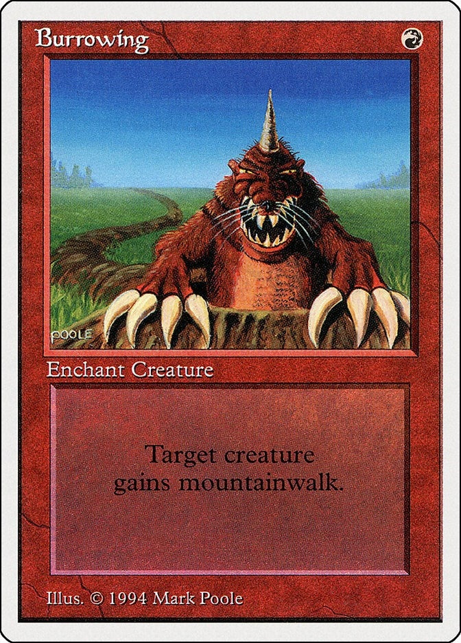 Image for Burrowing (140) - Magic: The Gathering