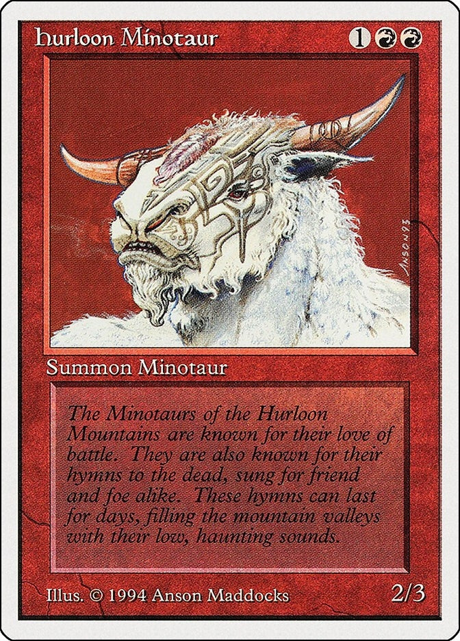 Image for Hurloon Minotaur (159) - Magic: The Gathering