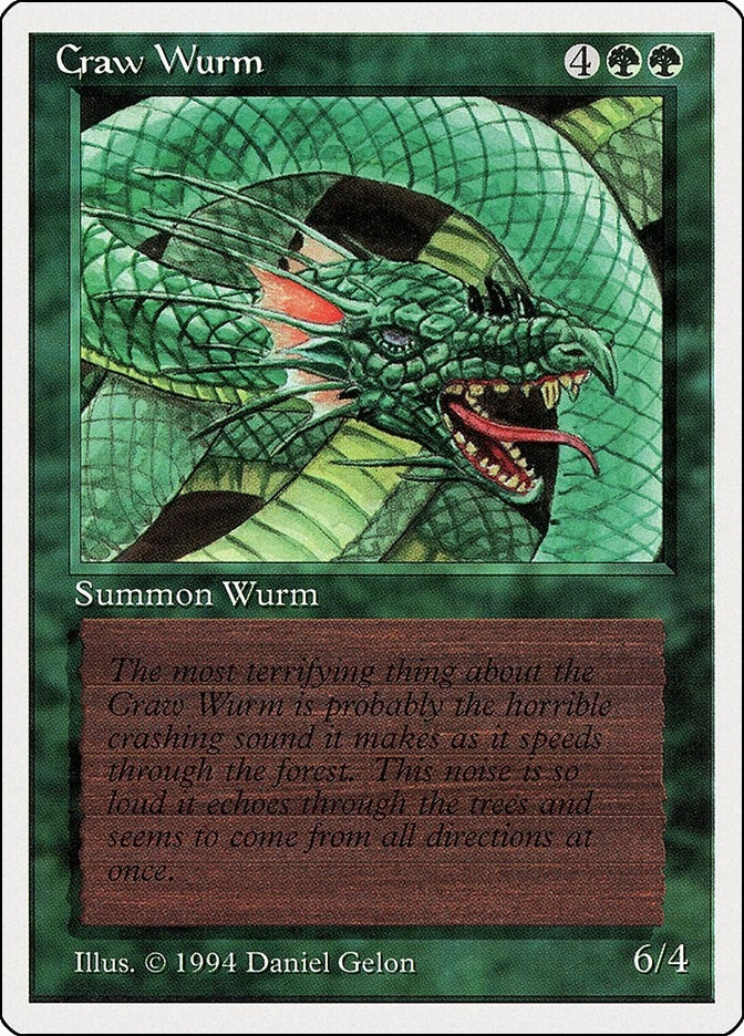 Image for Craw Wurm (190) - Magic: The Gathering