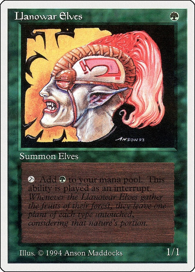 Image for Llanowar Elves (211) - Magic: The Gathering